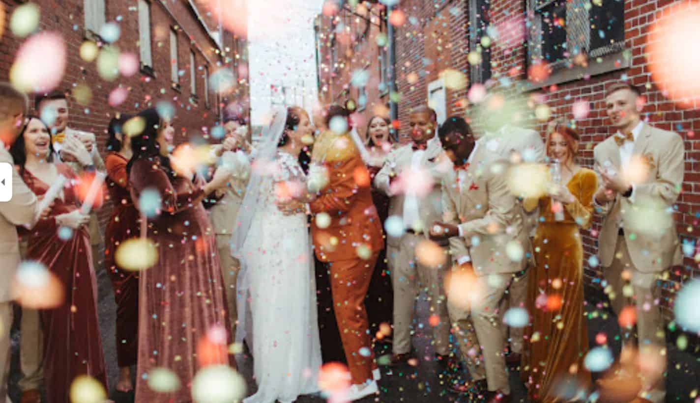 Stunning LGBT wedding at The Brickyard on Main